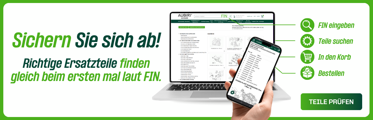 Teilesuche per FIN – Schritt-für-Schritt-Anleitung